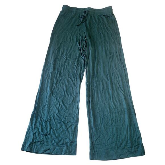Andie Wide Leg Pants XS Bamboo Fern Green Relaxed Elastic Waist Lounge NWT $118 - Picture 2 of 9